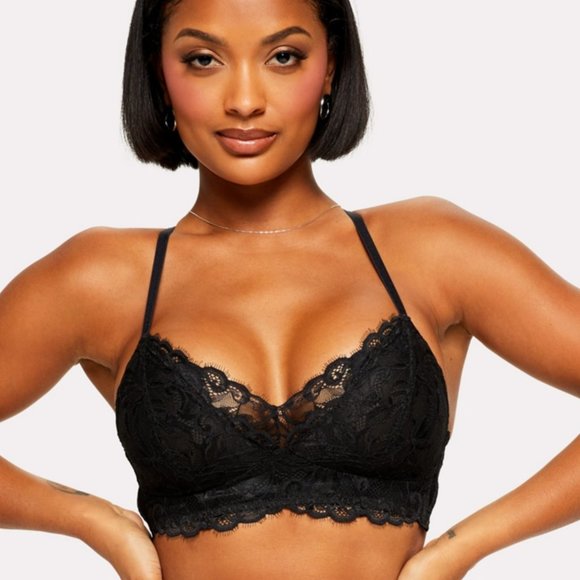 Fabletics Other - Fabletics | NWT Smoothing Lace Plunge Bralette